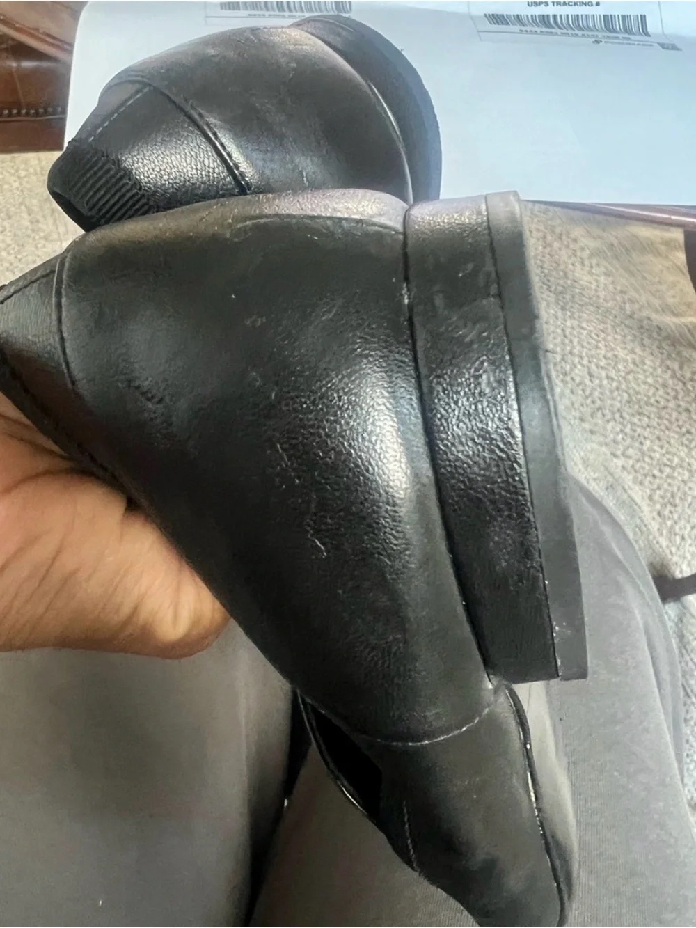 CHANEL Black Leather Loafers 👞 with Gold CC Medallion AUTHENTIC